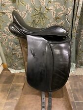 Barnsby Dressage Saddle Black 17.5” M Excellent Condition