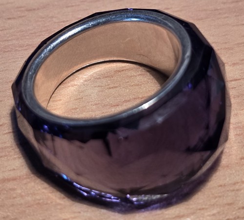 Swarovski nirvana ring purple - nirvana,