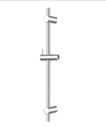 Swirl shower rail with slider - swirl,