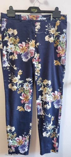 Zara women navy blue floral - zara,