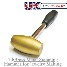 Brass hammer 1lb 24mm - hammer, 9.5"