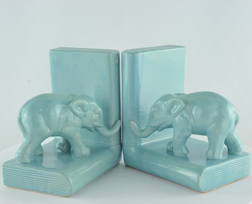 Bookends elephants wildlife - bookends,