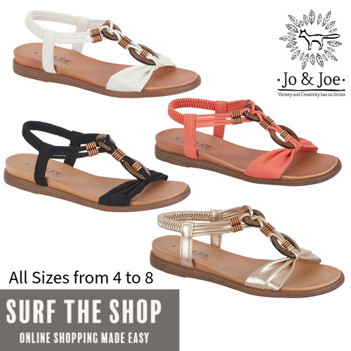Ladies flat beaded cushioned - flat,