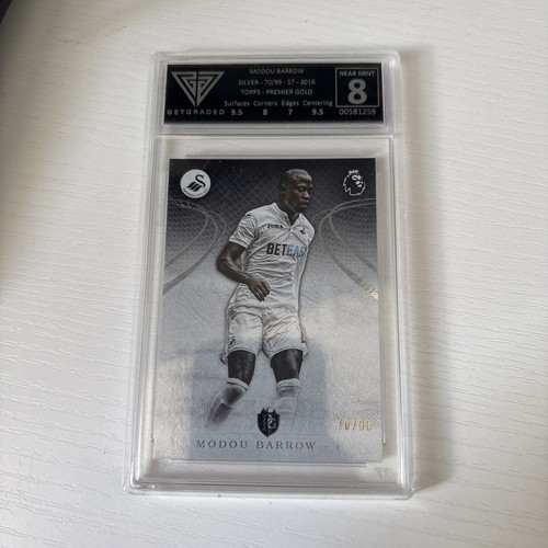 2016 topps premier gold modou - gold,