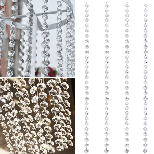 Pcs crystal clear - 4, beads
