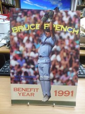 Bruce French (Nottinghamshire) Benefit Brochure 1991 - Signed