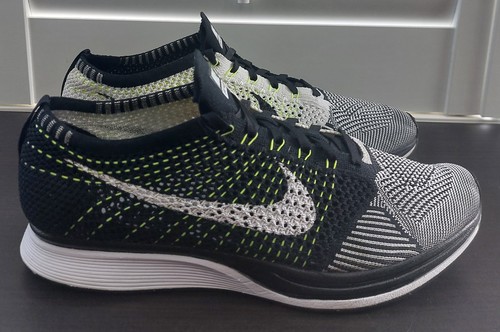 Nike flyknit racer black white - racer,