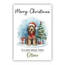 Personalised Briard dog
