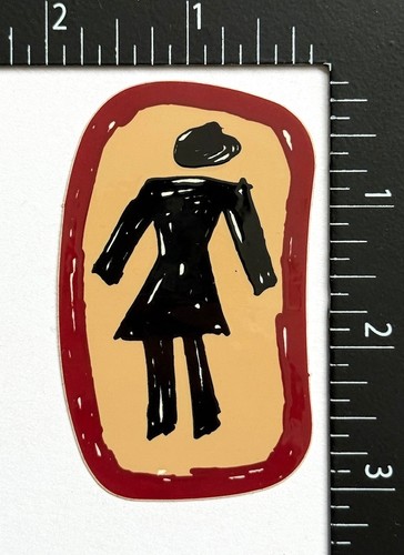 Girl drawn logo 2000 - girl, 2000's