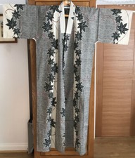 Japanese yukata/kimono with green obi