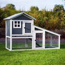 Plastic rabbit hutch - plastic,
