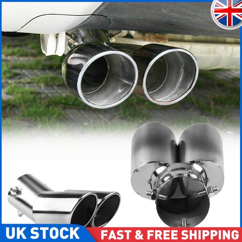 63mm car tailpipe - car, dual
