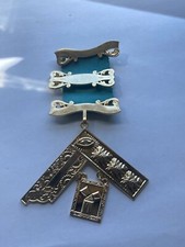 Masonic Craft Past Masters Diamante Jewel  - Vintage Style