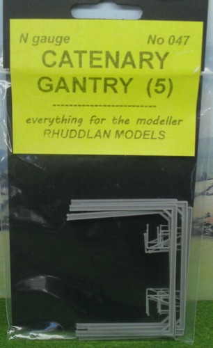 New n gauge catenary - new,