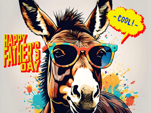 Fun donkey father - fun,