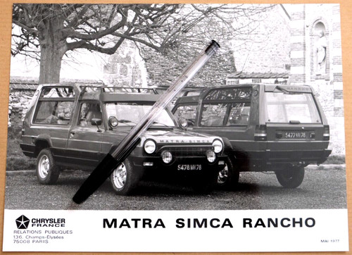 Matra simca rancho photo - simca,