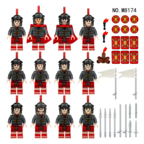 Custom lego roman soldiers - custom,