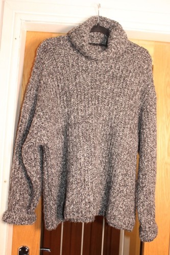 Zara grey fleck - super, chunky