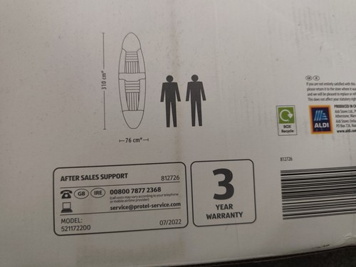 Crane inflatable kayak 310 - crane, x