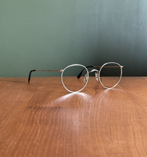 Savile Row 14k White Gold Glasses | Rare Vintage Frames, Panto Spectacle