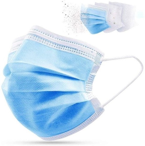 3ply disposable face masks - masks, 50