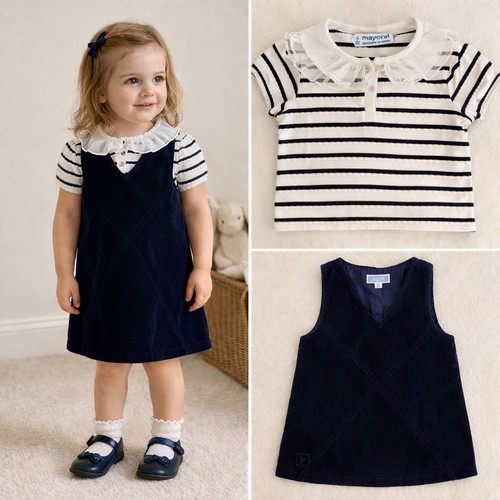 Jacadi navy cord pinafore - jacadi,