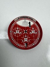 Omega Speedmaster Automatic Chronometer Watch Red Dial - Michael Schumacher RARE
