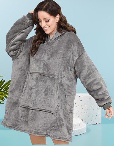 Hoodie blanket oversized - blanket,