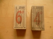 2 Vintage packs of London Transport Bus Tickets 4p & 6p