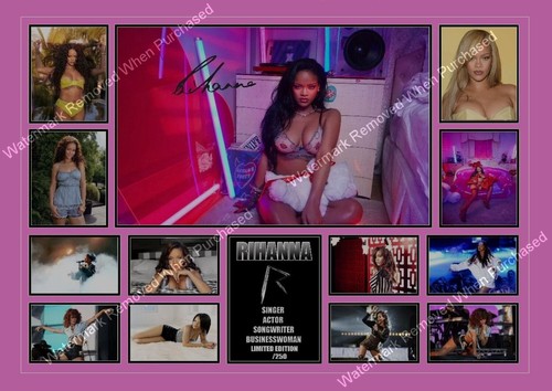 Rihanna signed limited edition - rihanna,