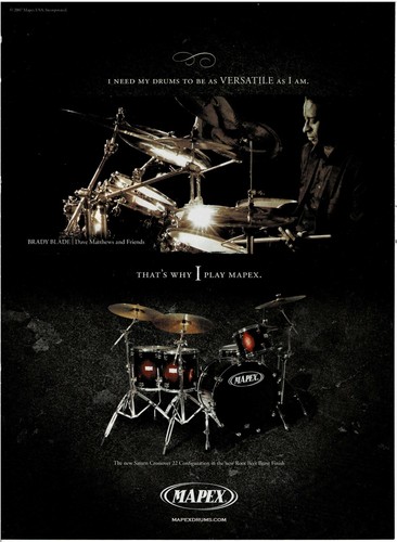 Mapex drums brady - mapex,