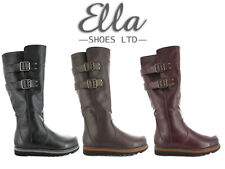 Ladies Ella Flat Boots Mid