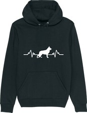 Heartbeat German Shepherd Alsatian Dog Puppy Owner Hoodie