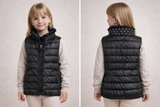 Kate Mack Girls Black Puffer