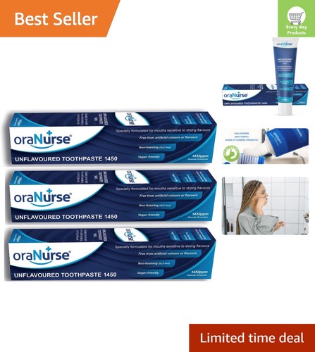 Gentle unflavoured toothpaste - gentle,