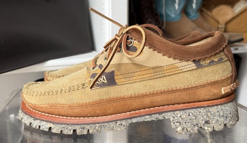 Yuketen mens tan suede camo - 9e,