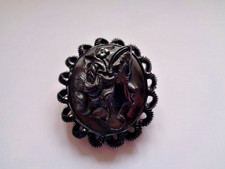 Antique Carved Black Cameo