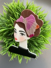 Fab Vintage Style Lady Acrylic