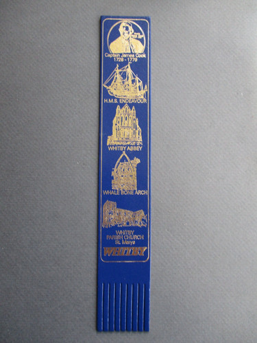 Leather bookmark whitby - bookmark,