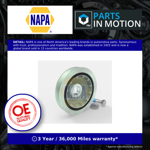 Crankshaft pulley fits - pulley, (tvd)
