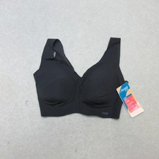 Sloggi Zero Feel Bralette Ex Black Wireless Comfort Bra Women's Size L