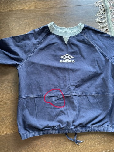 Umbro navy blue drill top - , liam