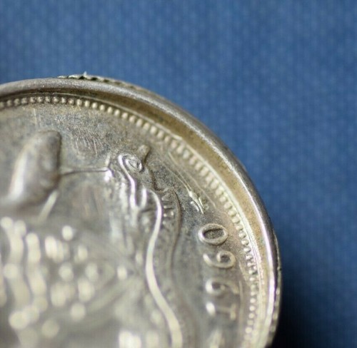 1960 sixpence error - sixpence, highh