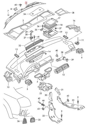 New genuine audi front - b6,