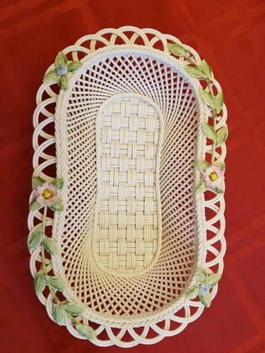 Belleek basket summer meadow - belleek,