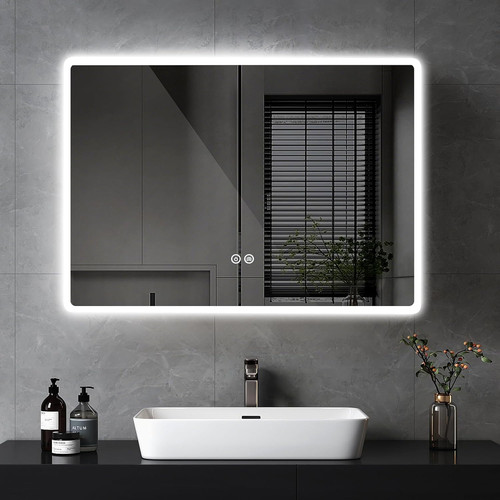 Bathroom mirror with led - bathroom,