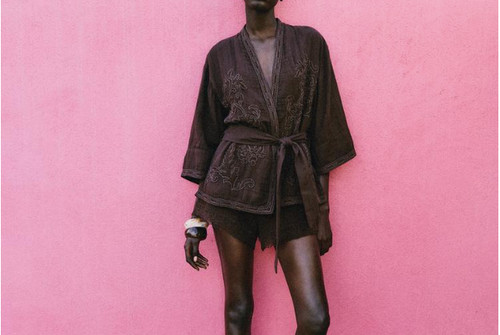 Zara kimono jacket with - jacket,