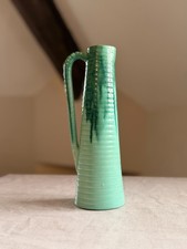 Art Deco Tall Green Glazed