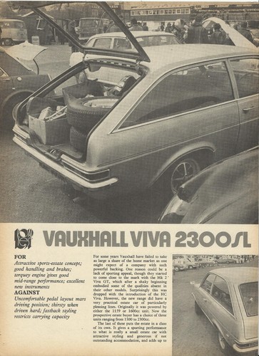 Vauxhall viva 2300sl - viva, estate