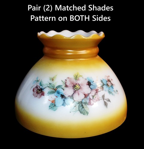 Pair white milk glass - pair,